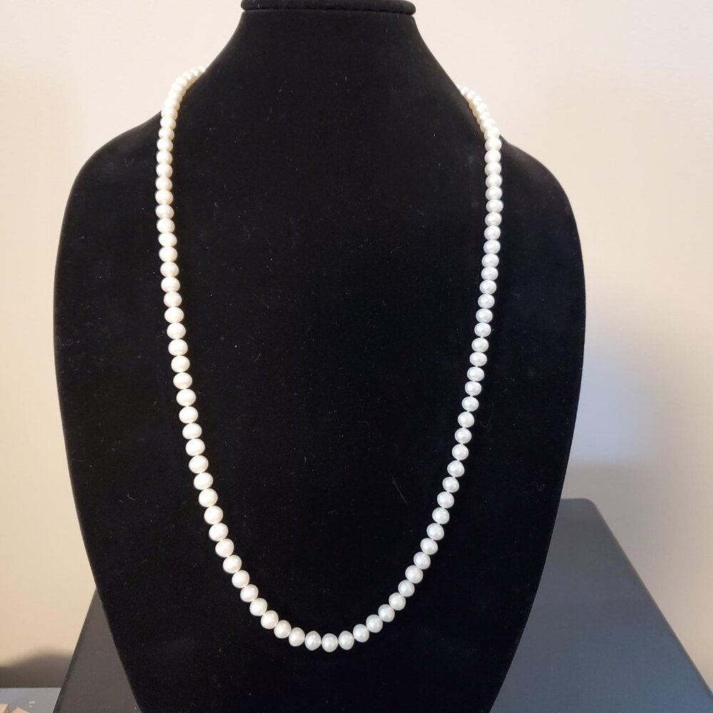 Japenese Cream Pearls 32" - 3mm